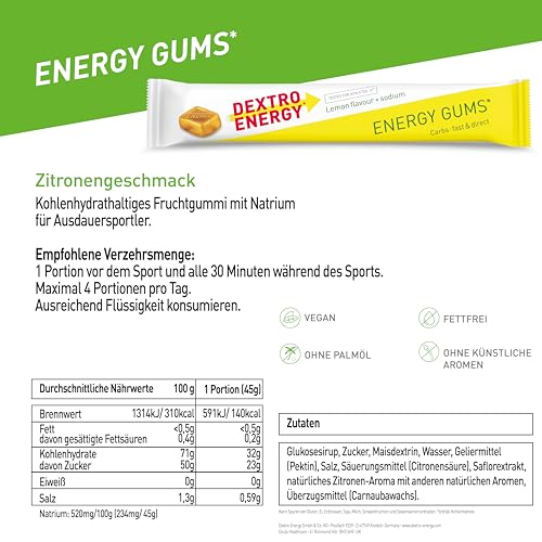 dextro-energy-gums-lemon-natrium-8x45-g-vegane-energy-gummis image 7