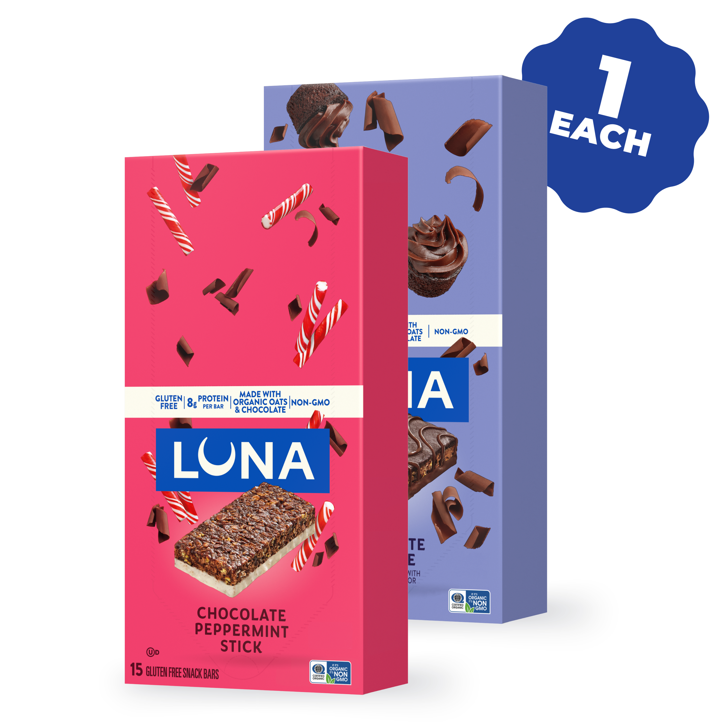luna-bar-variety-pack-proteinriegel-30-riegel-cupcake-peppermint image 1