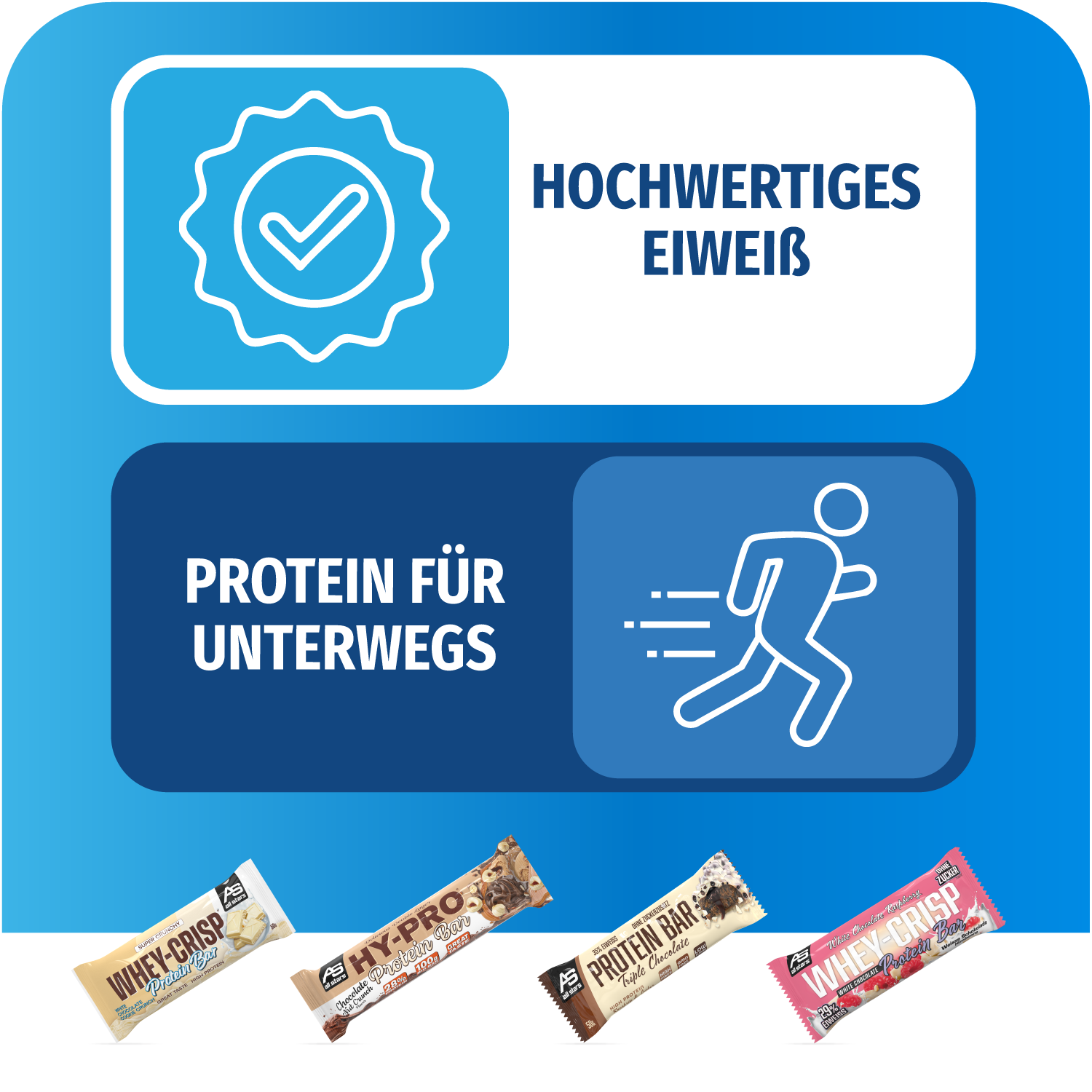 all-stars-low-sugar-riegel-box-protein-snack-bar-mix-15er-sparpaket image 2