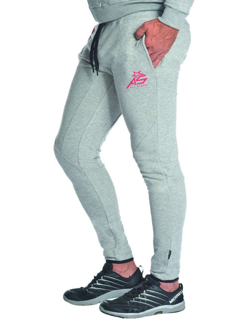 all-stars-hose-lang-trendy-grau-meliert-slim-fit-sporthose-herren image 4