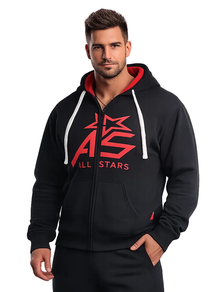 all-stars-zipper-classic-kapuzen-sweater-herren-langarm image 1