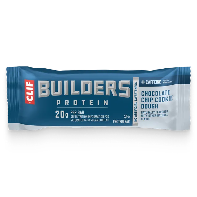 clif-builders-caffeine-chocolate-chip-cookie-dough-proteinriegel image 1