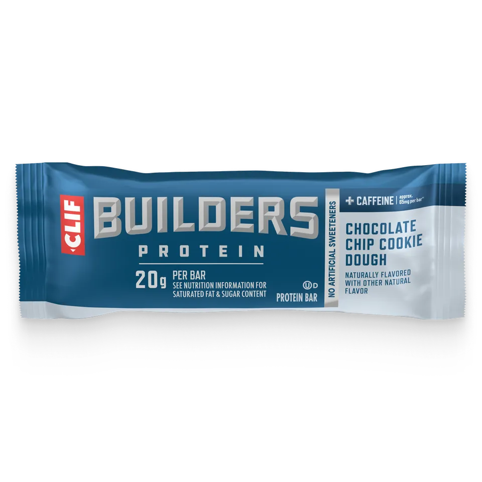 clif-builders-caffeine-chocolate-chip-cookie-dough-proteinriegel image 1