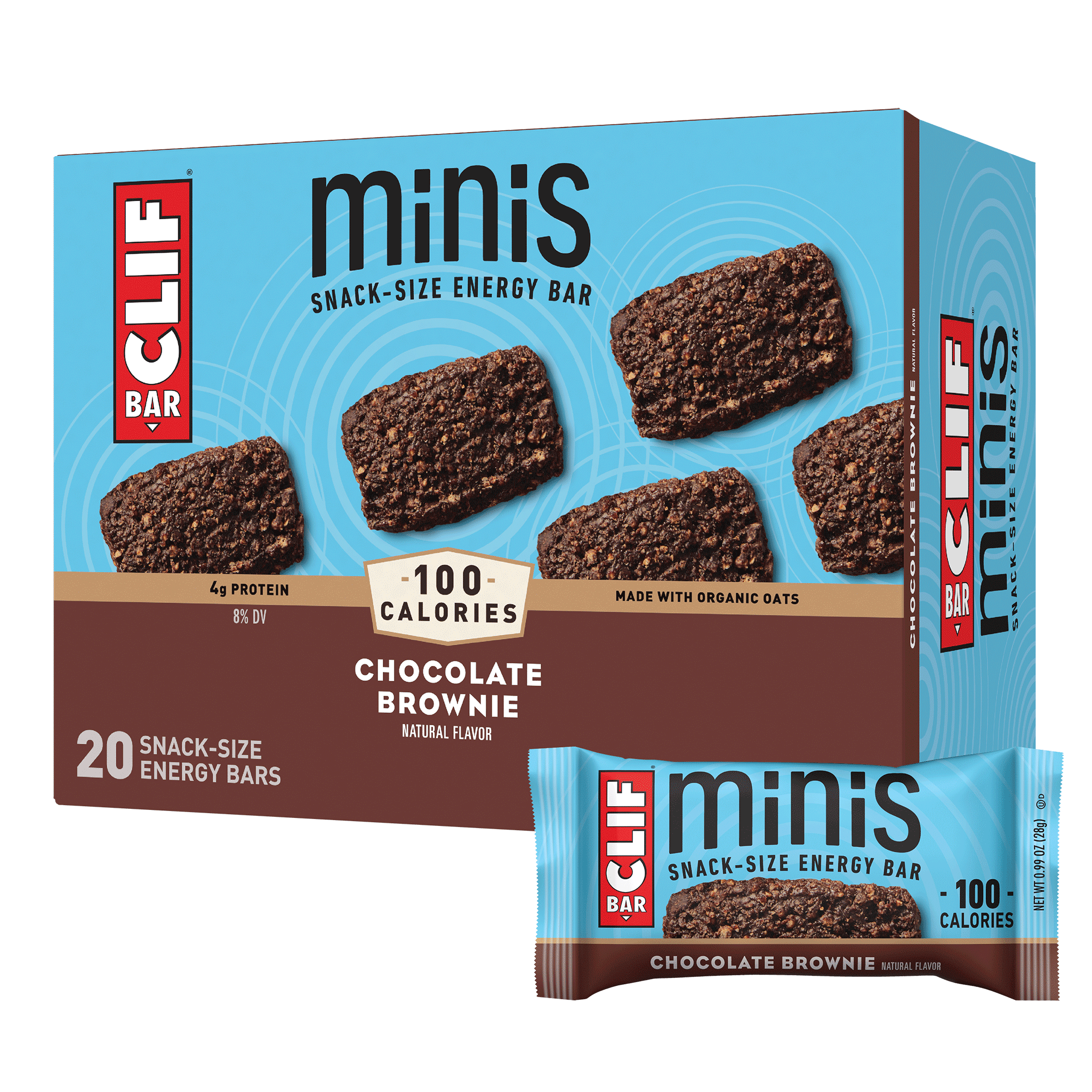 clif-bar-minis-chocolate-brownie-energie-riegel image 1