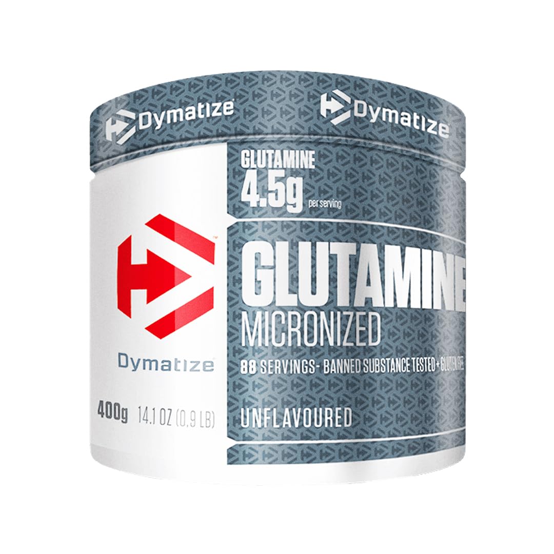 dymatize-glutamine-micronized-unflavoured-400-g-pulver image 1