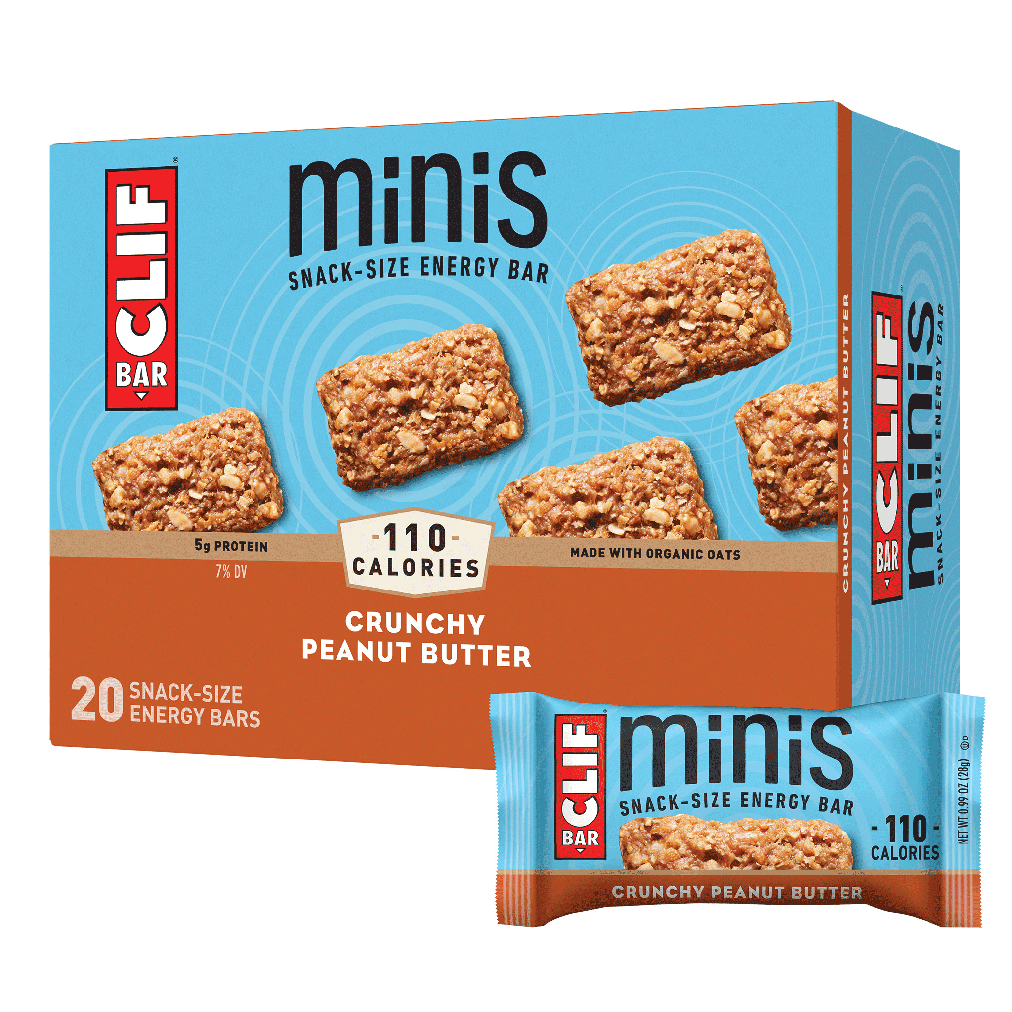 clif-bar-crunchy-peanut-butter-minis-energieriegel image 1