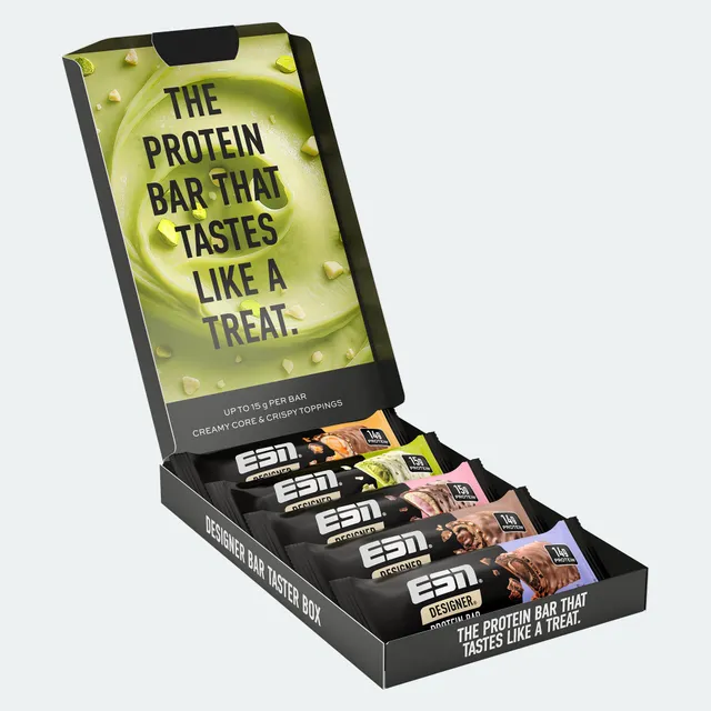 esn-designer-bars-probier-box-5-x-45g-proteinriegel image 1