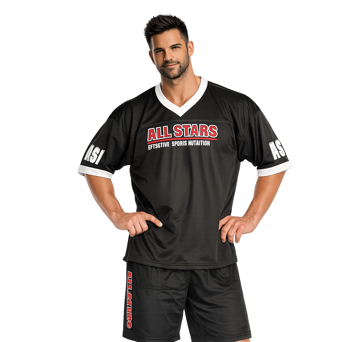 all-stars-workout-t-shirt-herren-100-polyester image 1