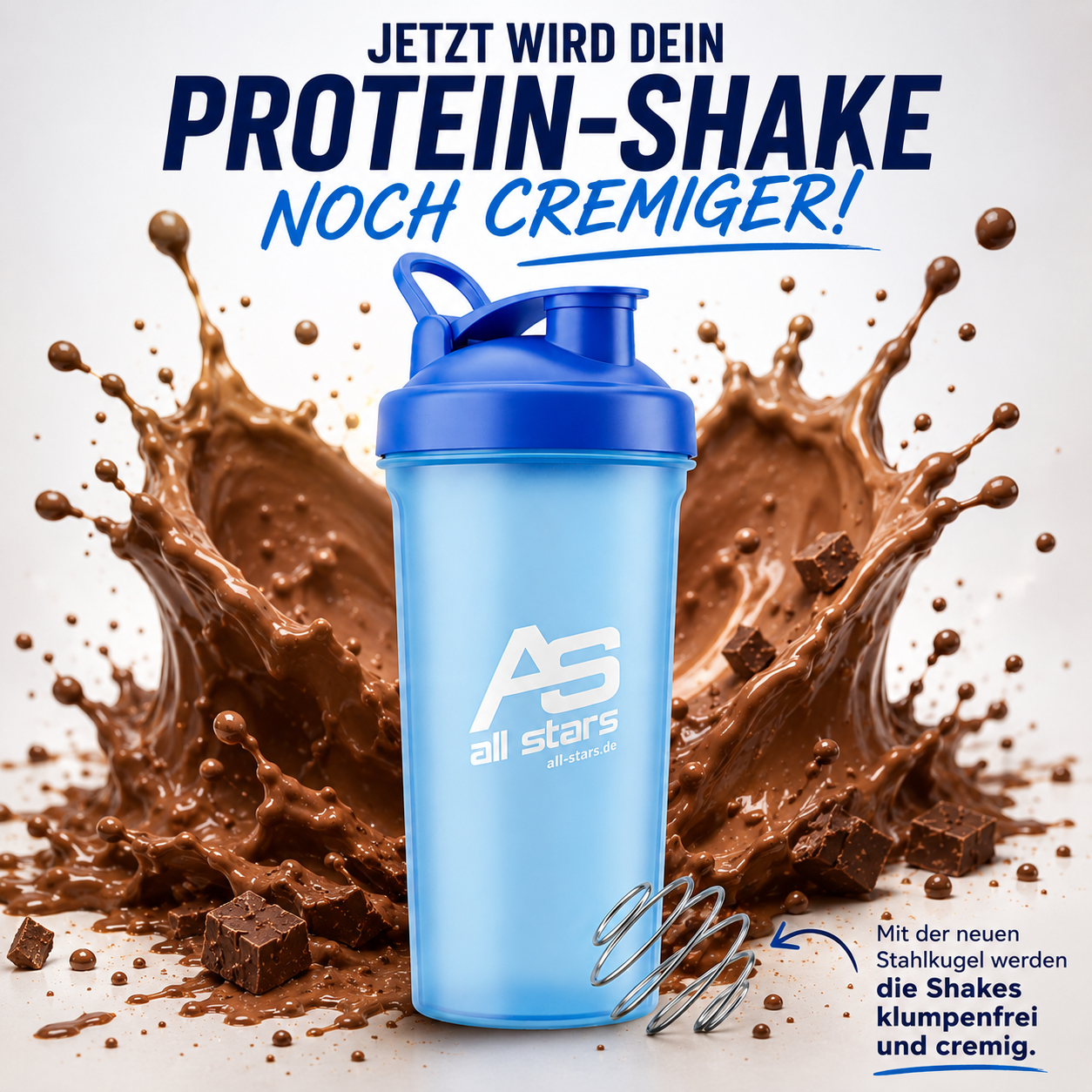 all-stars-shaker-mit-stahlkugel-trinkflasche-850-ml-blau image 2