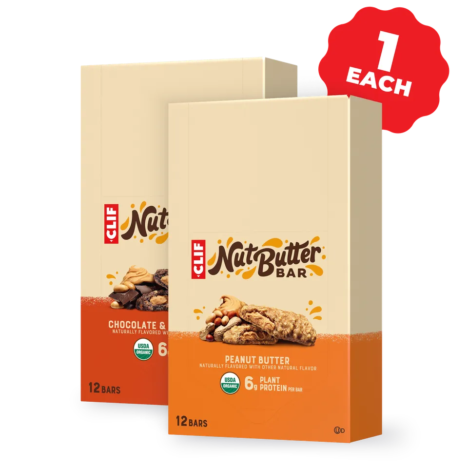clif-nut-butter-bar-variety-pack-24er-chocolate-peanut-butter image 1