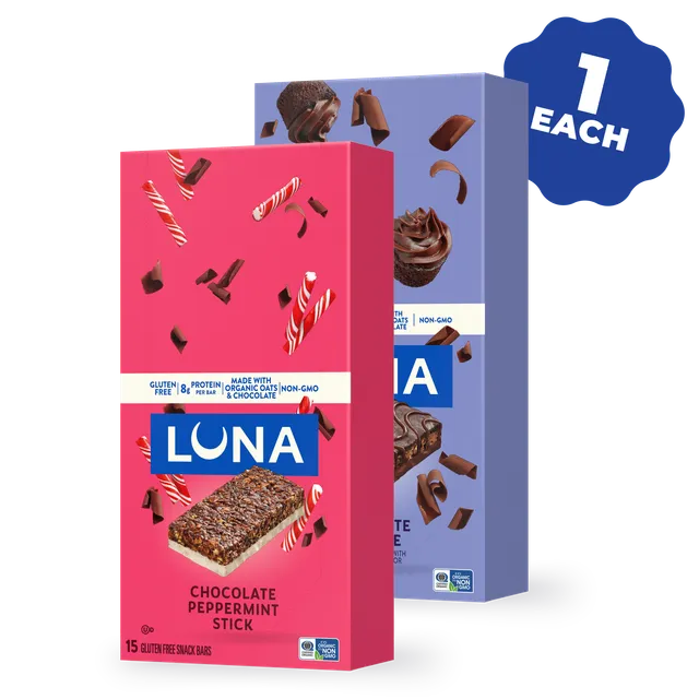 luna-bar-variety-pack-proteinriegel-30-riegel-cupcake-peppermint image 1