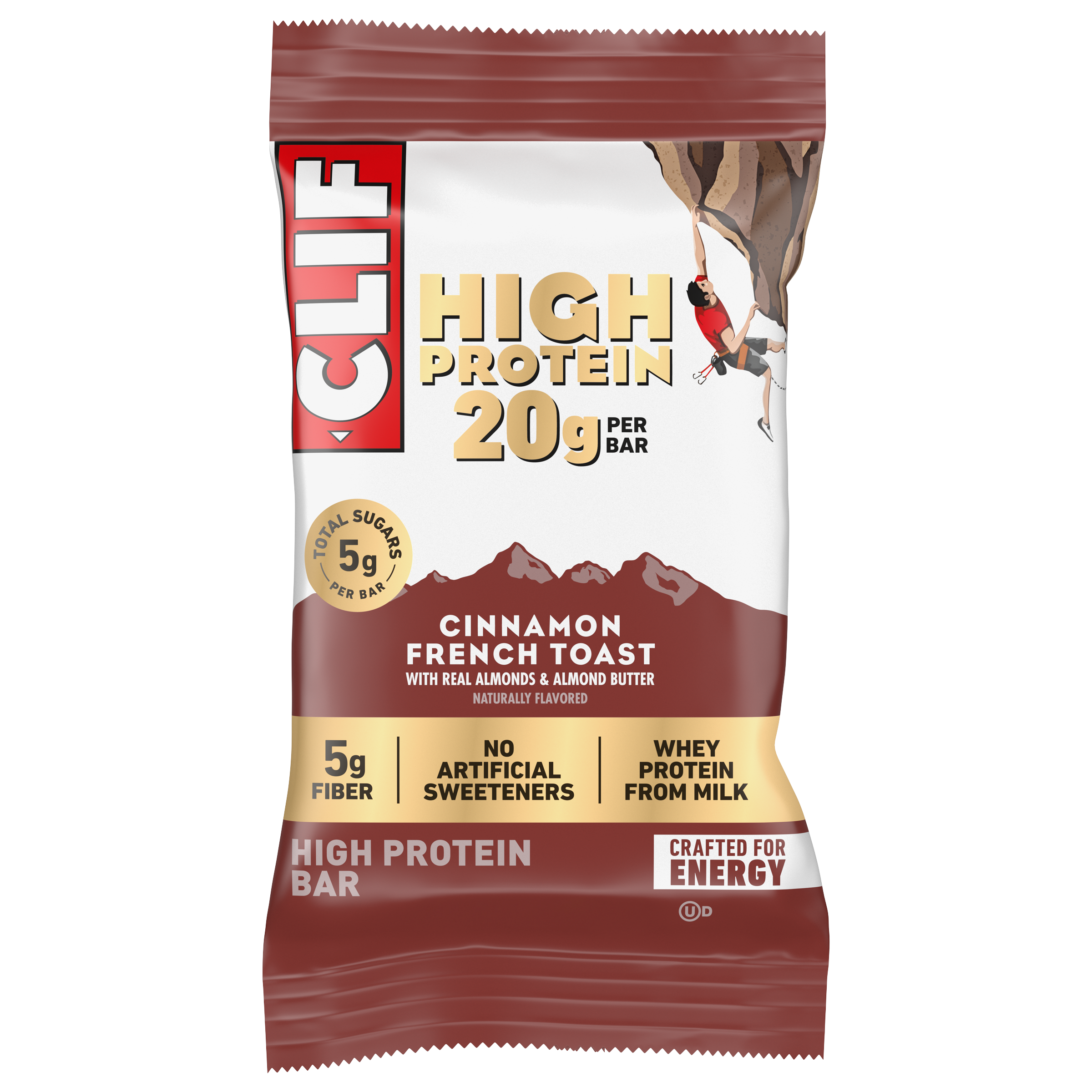 clif-high-protein-cinnamon-french-toast-proteinriegel-4er-pack image 1