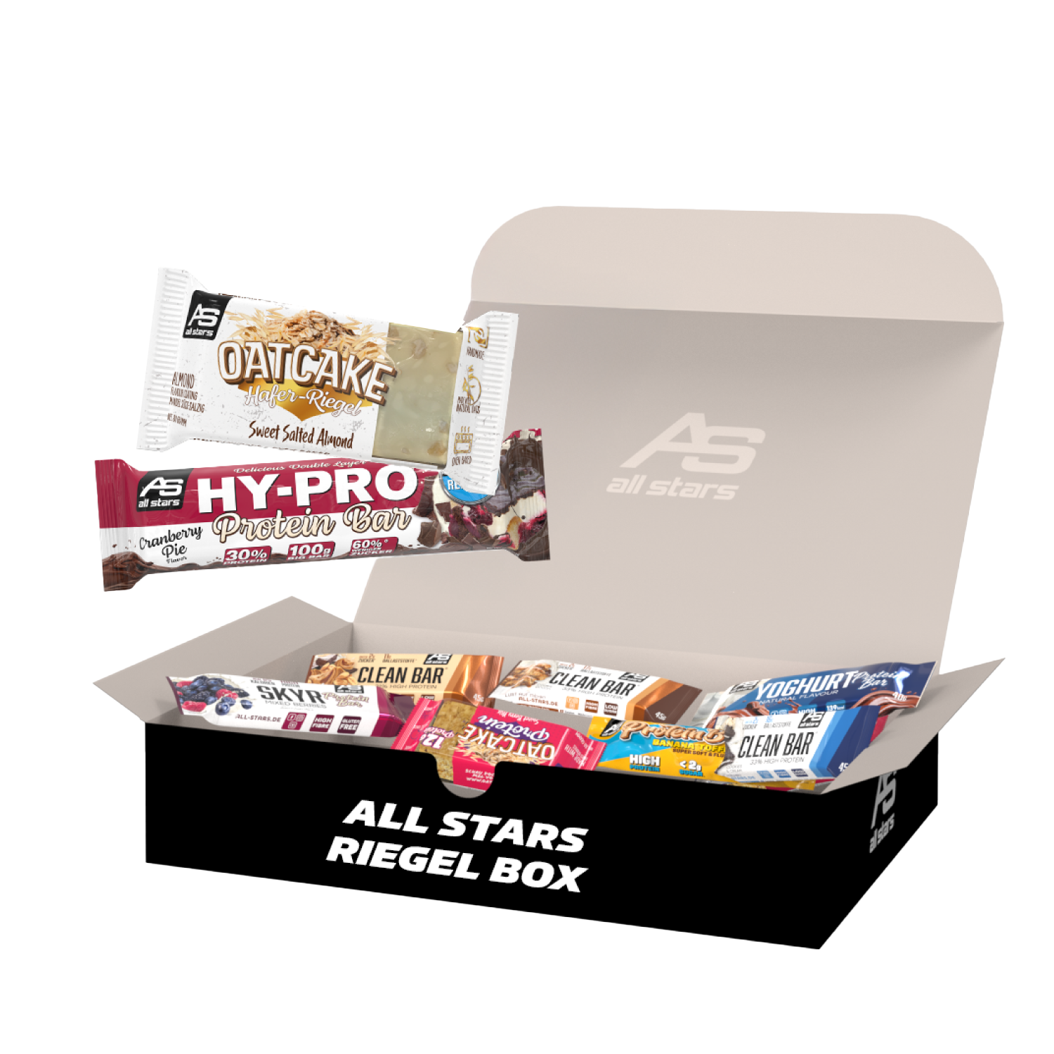 all-stars-riegel-box-mit-19-protein-riegeln image 1