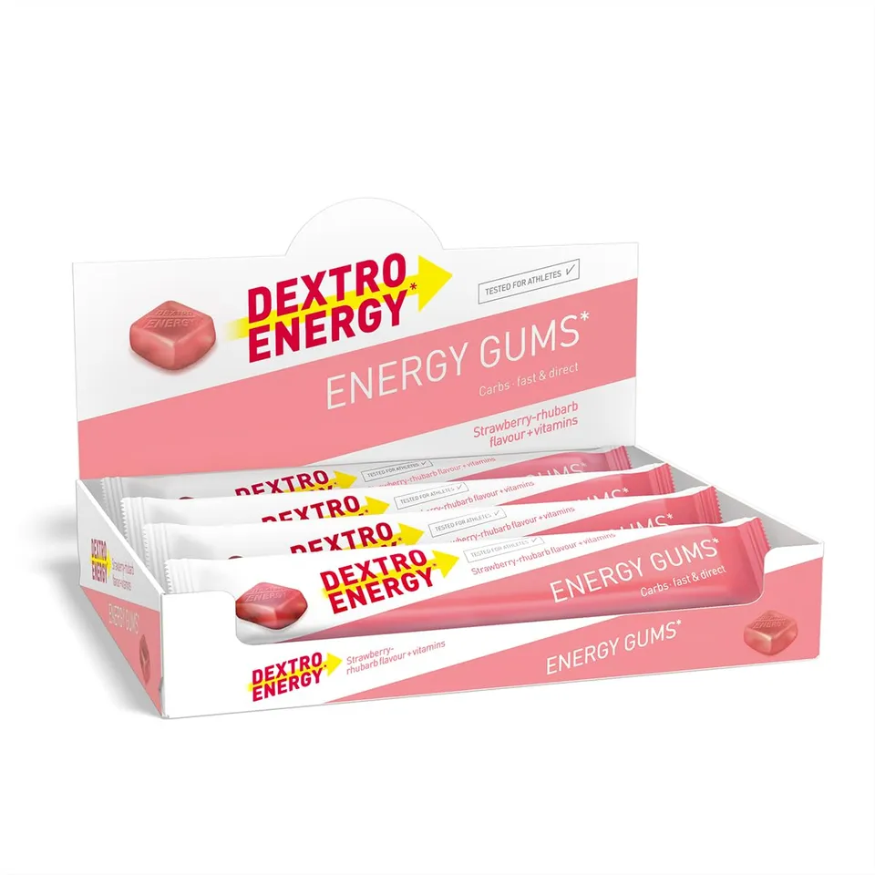 dextro-energy-gums-strawberry-rhabarber-vitamine-8x45-g image 1
