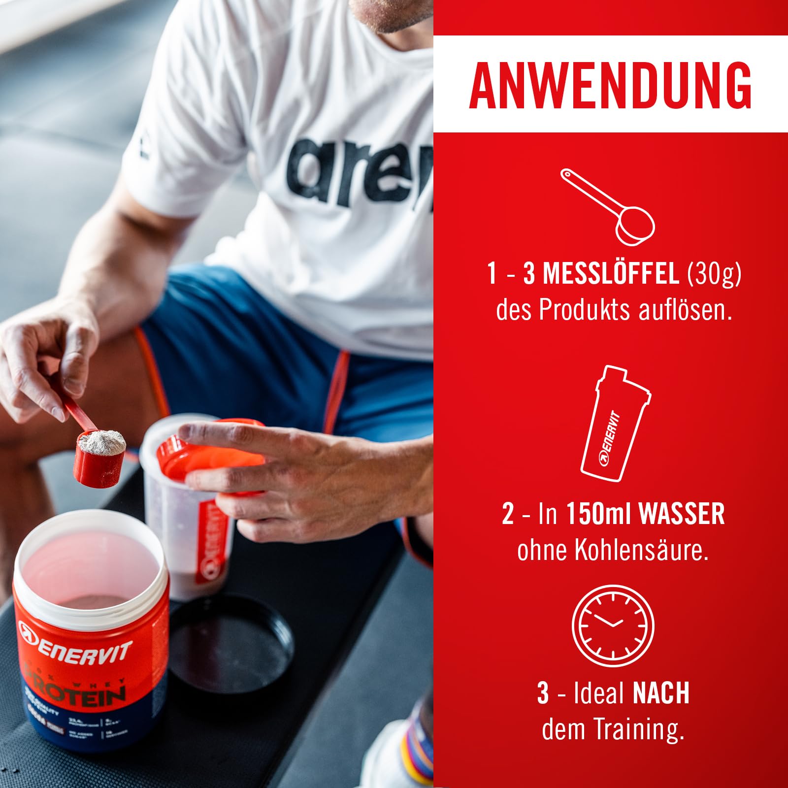 enervit-100-whey-protein-vanille-pulver-420-g image 4
