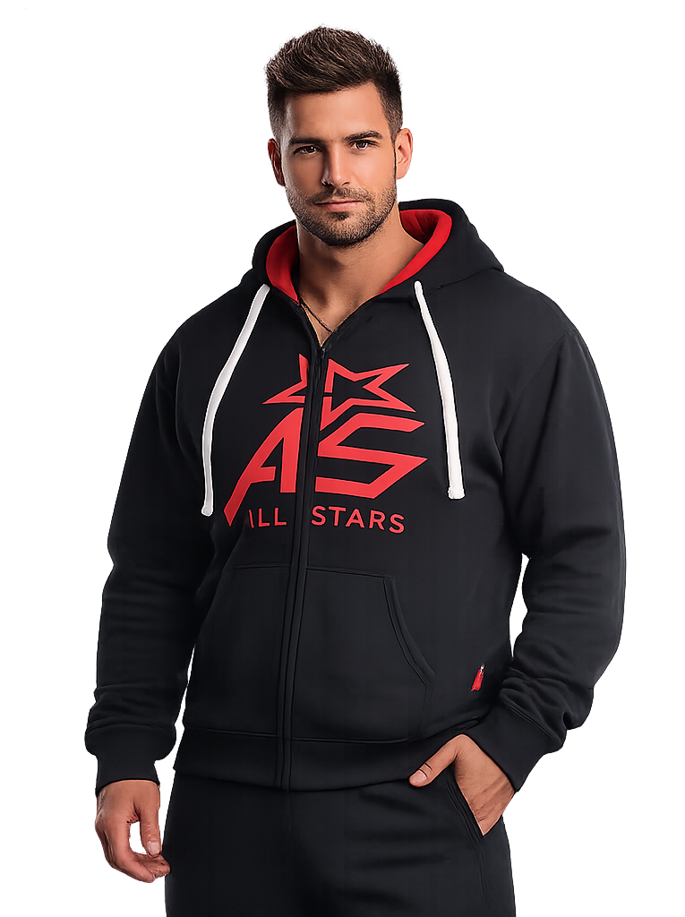 all-stars-zipper-classic-kapuzen-sweater-herren-langarm image 1