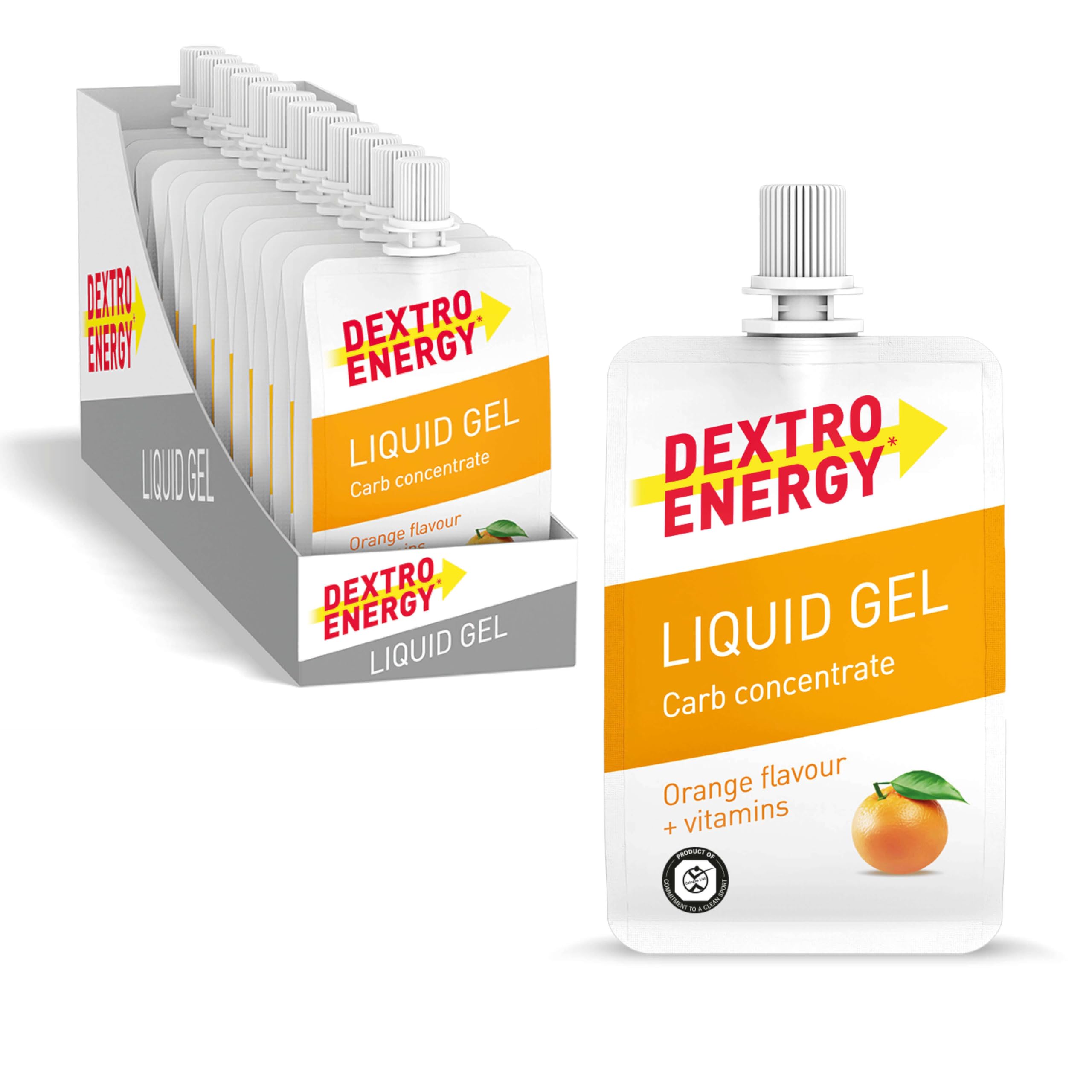 dextro-energy-liquid-gel-orange-vitamins-12-x-60-ml image 1