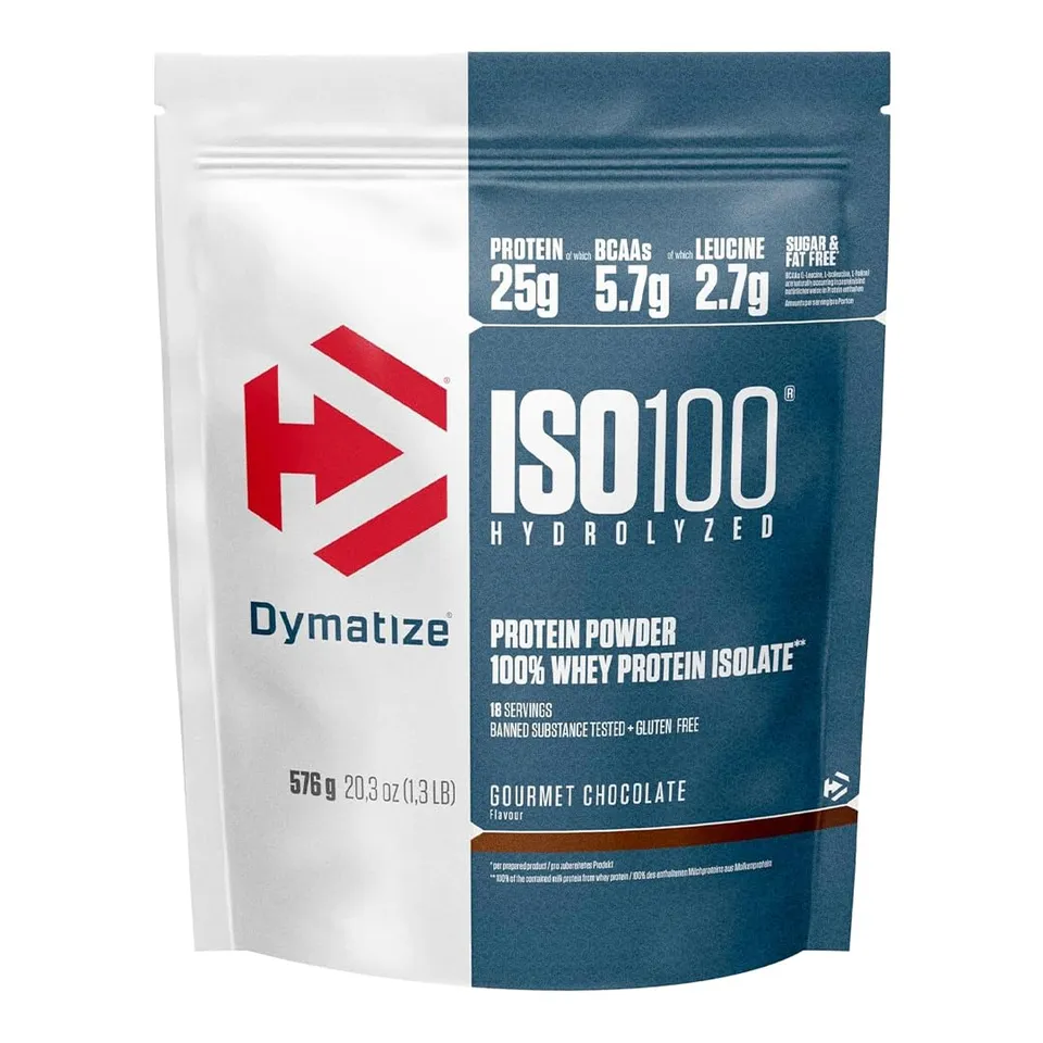 dymatize-iso-100-hydrolyzed-gourmet-chocolate-576-g-whey-isolat image 1