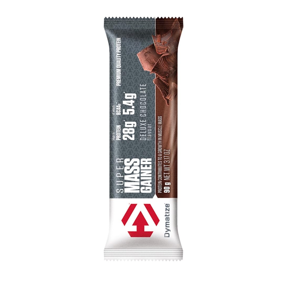 dymatize-super-mass-gainer-bar-vanilla-caramel-fudge-90g-high-protein-weight-gai image 7
