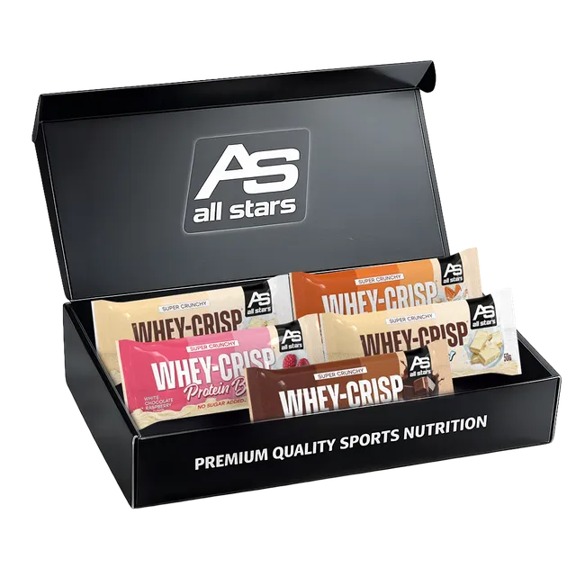 all-stars-whey-crisp-proteinriegel-try-box-5-x-50-g image 1