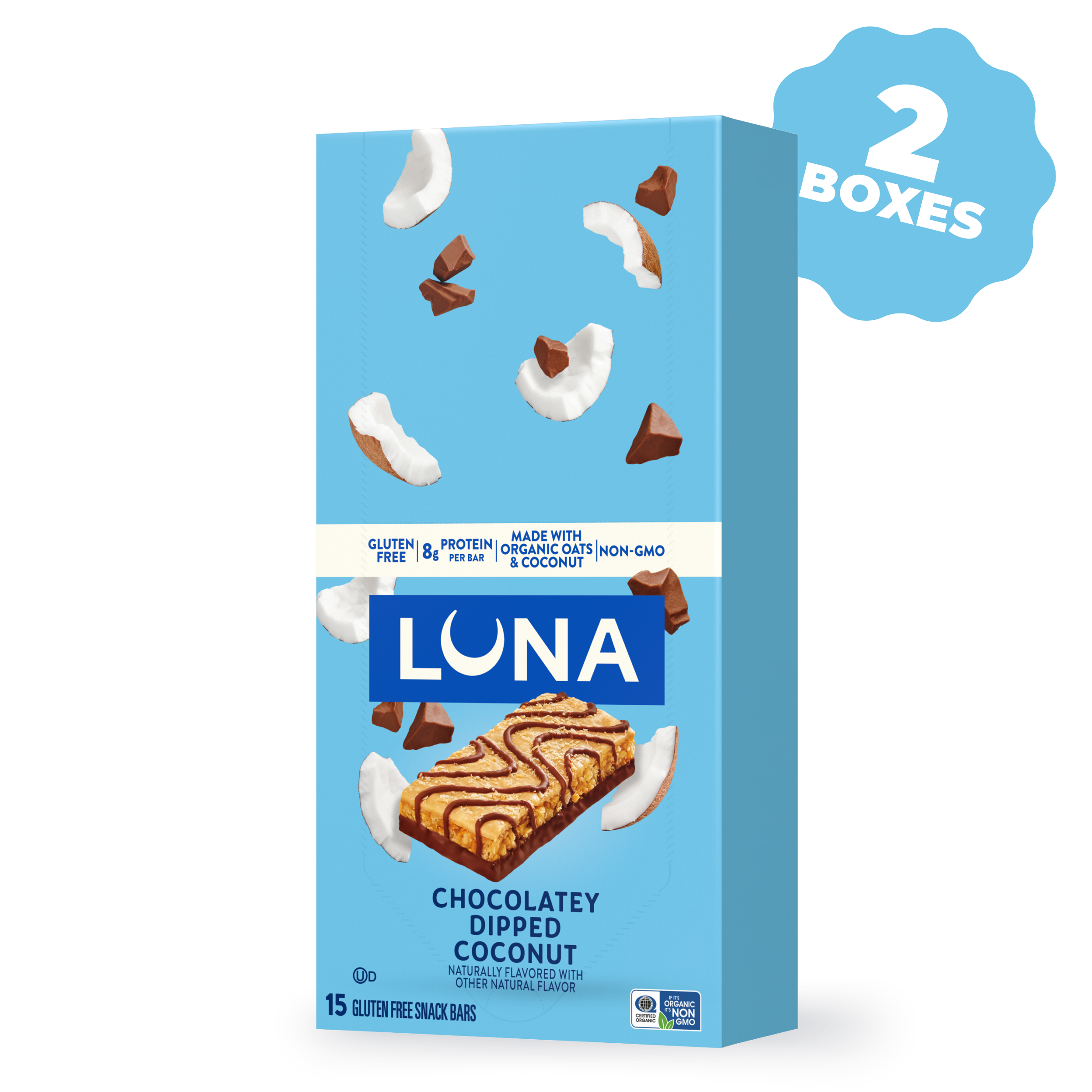clif-luna-bar-chocolatey-dipped-coconut-30-riegel image 1