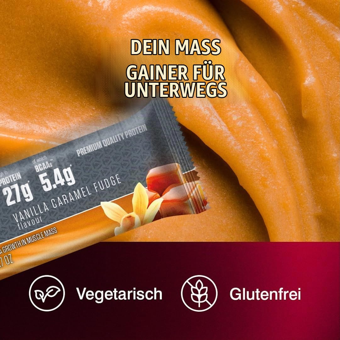 dymatize-super-mass-gainer-bar-vanilla-caramel-fudge-90g-high-protein-weight-gai image 5