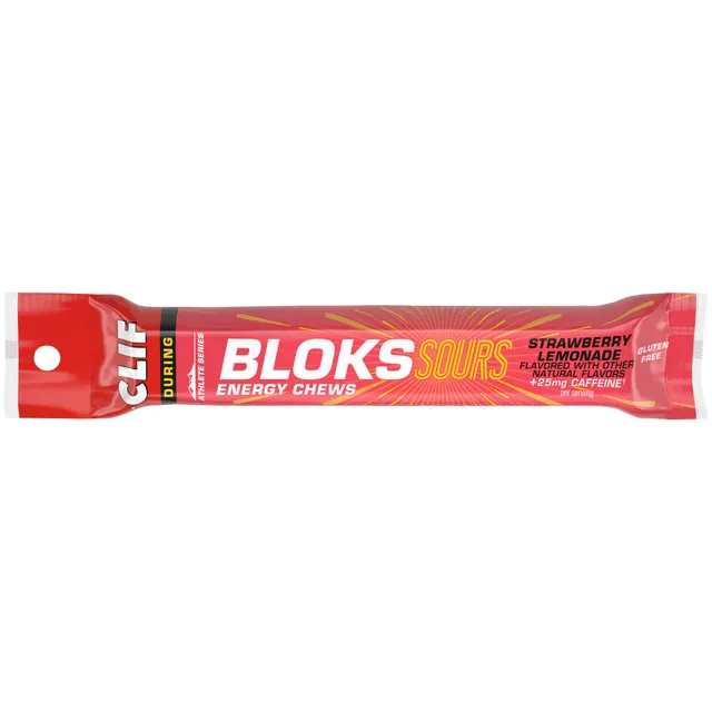 clif-bloks-sours-sour-strawberry-lemonade-energy-chews-mit-koffein image 1