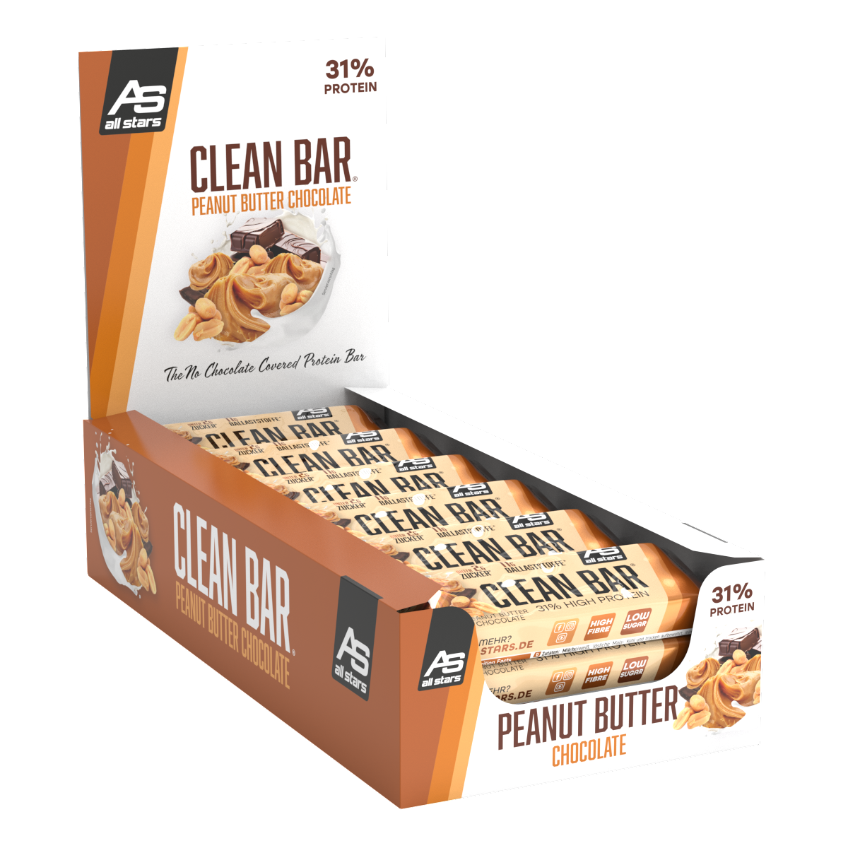 all-stars-clean-bar-proteinriegel-45g-low-sugar-mit-14g-protein image 6
