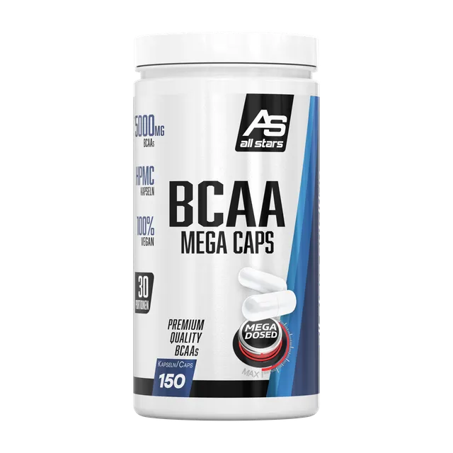 all-stars-bcaa-mega-caps-150-kapseln-5g-bcaa-2-1-1-gelatinefrei image 1