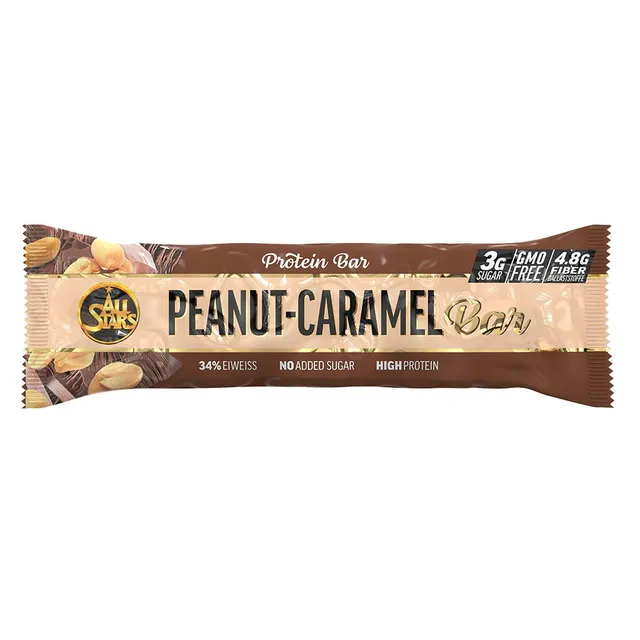 all-stars-protein-bar-peanut-caramel-proteinriegel-einzelriegel image 1