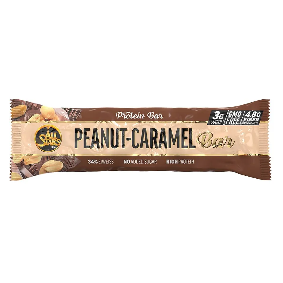 all-stars-protein-bar-peanut-caramel-proteinriegel-einzelriegel image 1