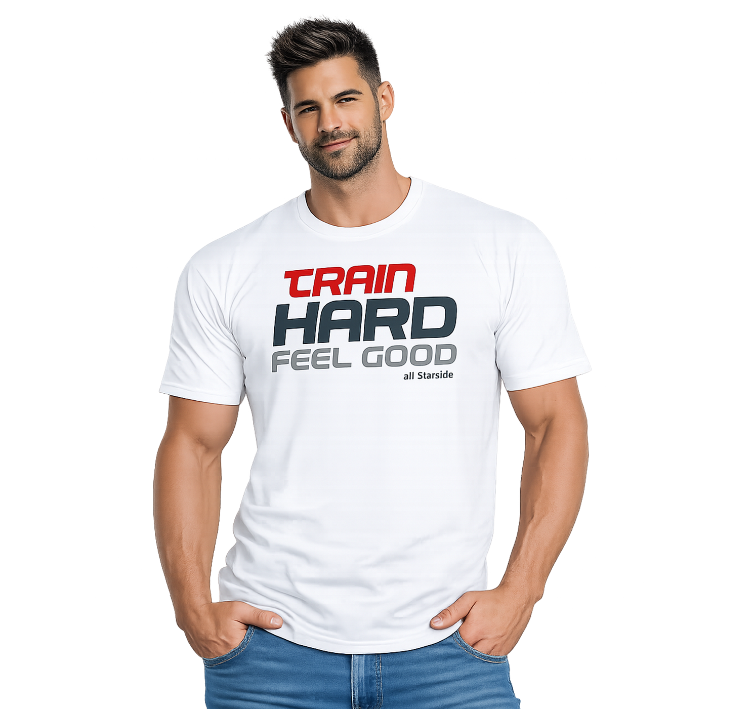 all-stars-t-shirt-train-hard-feel-good-regular-fit image 1