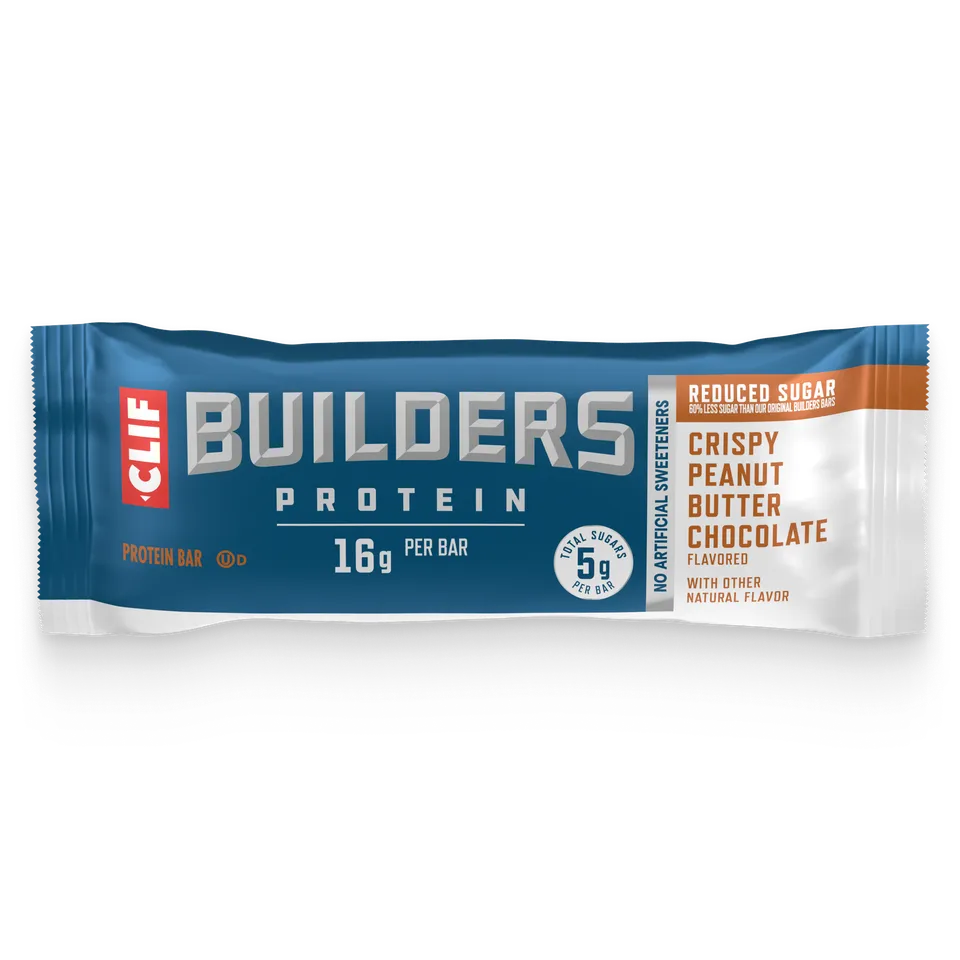 clif-builders-crispy-peanut-butter-chocolate-protein-bar-16g-protein-reduced-sug image 1