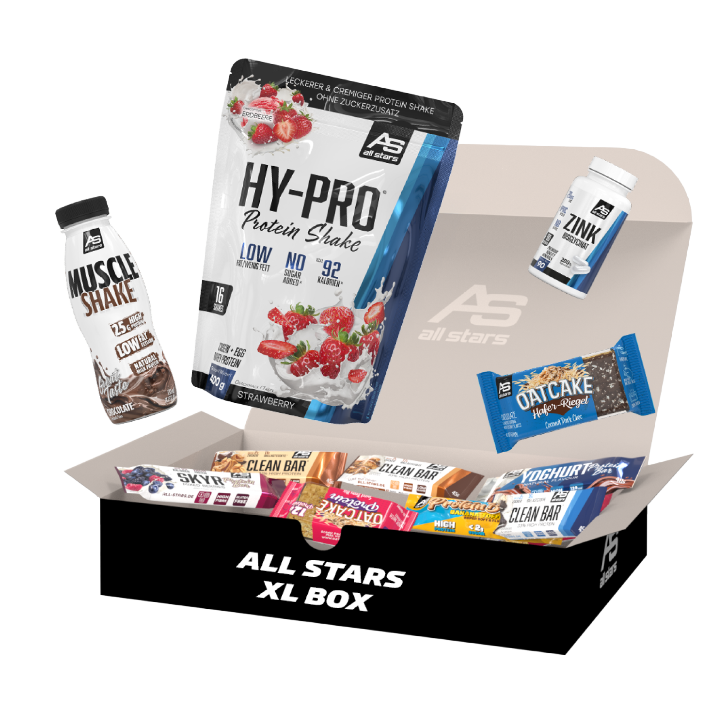 all-stars-box-xl-probierbox-26-produkte-protein-workout image 1