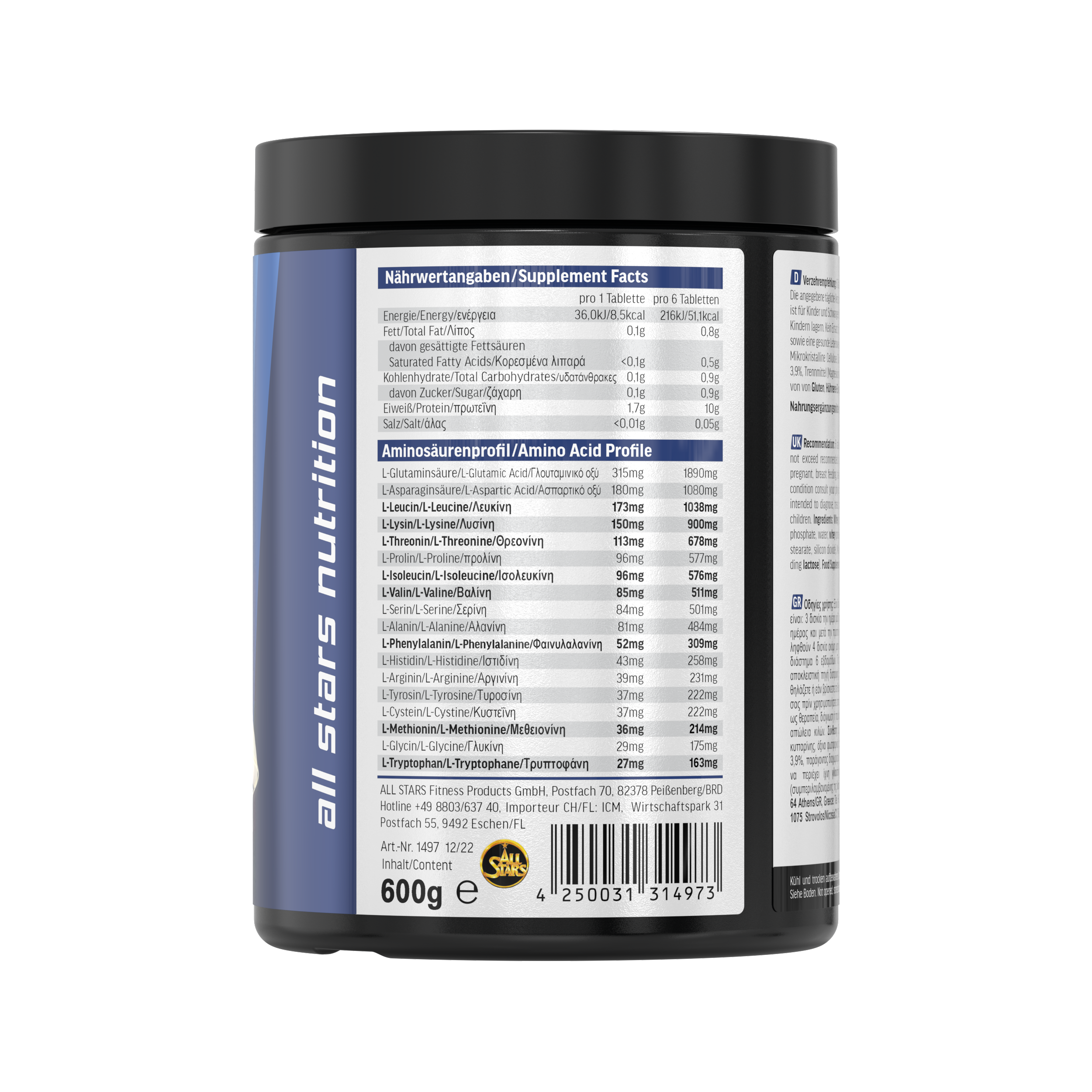 all-stars-amino-10-000-240-tabletten-18-aminos-uren image 8