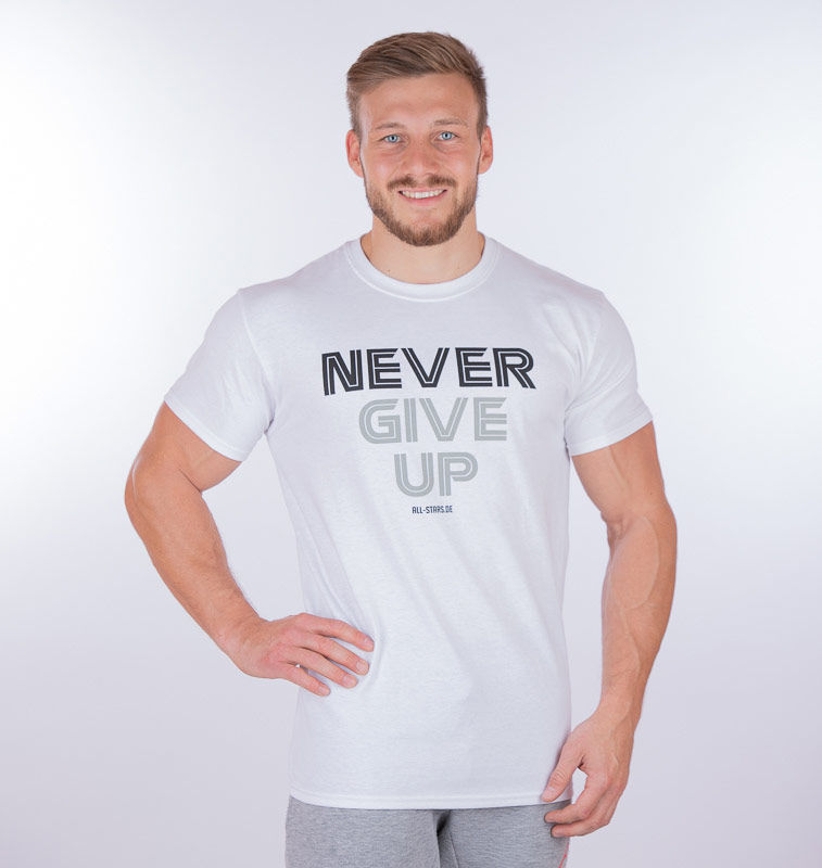 all-stars-never-give-up-t-shirt-wei-100-baumwolle image 4