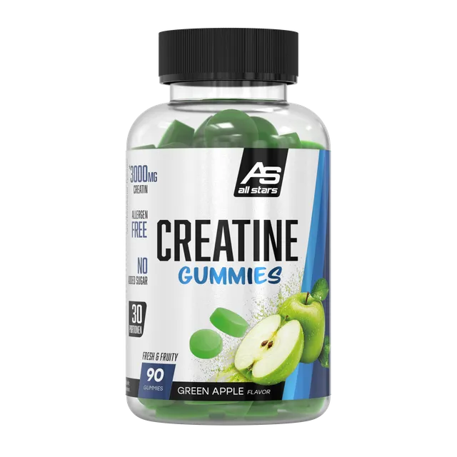 all-stars-creatine-gummies-green-apple-creatin-monohydrat-fruchtgummi image 1