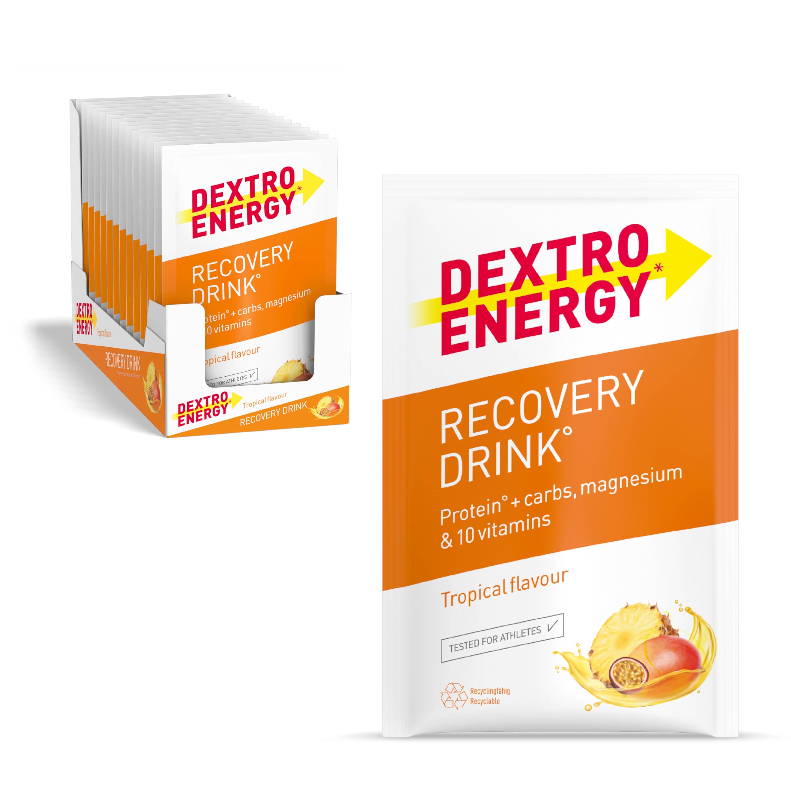 dextro-energy-recovery-drink-tropical-14x44-5-g-3-1-carbs-protein image 1