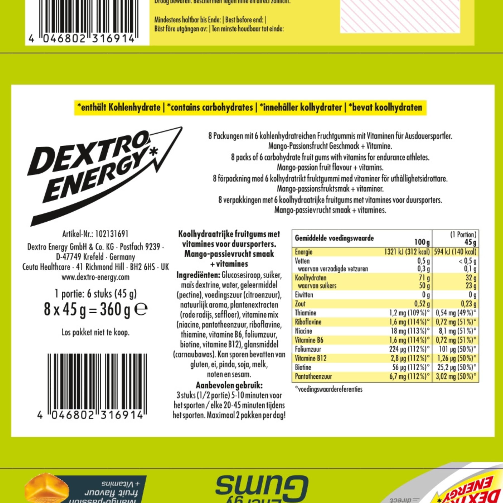 dextro-energy-energy-gums-mixbox-8er-pack-vegan image 2