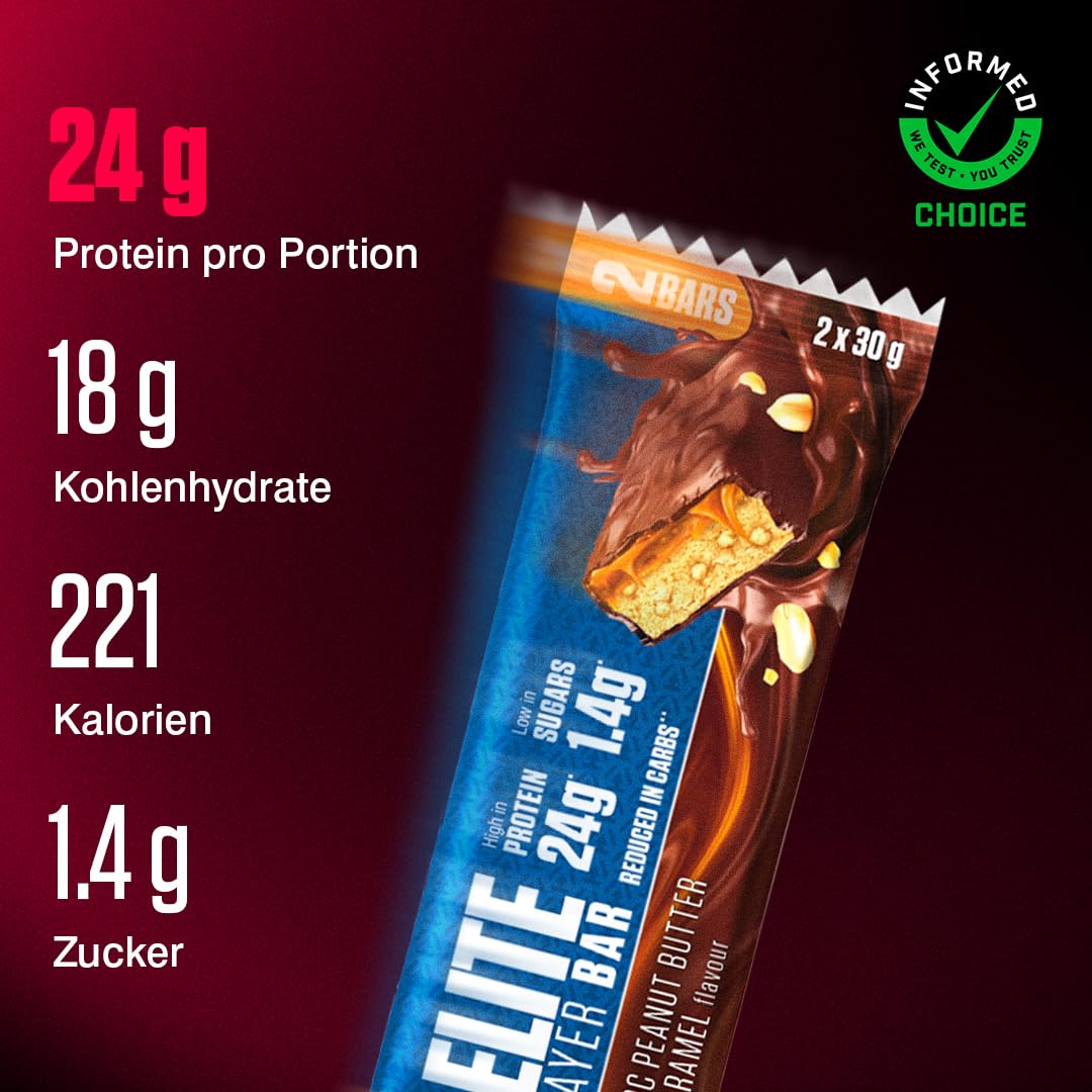 dymatize-elite-layer-bar-peanut-butter-caramel-18x-2x30g-proteinriegel image 2