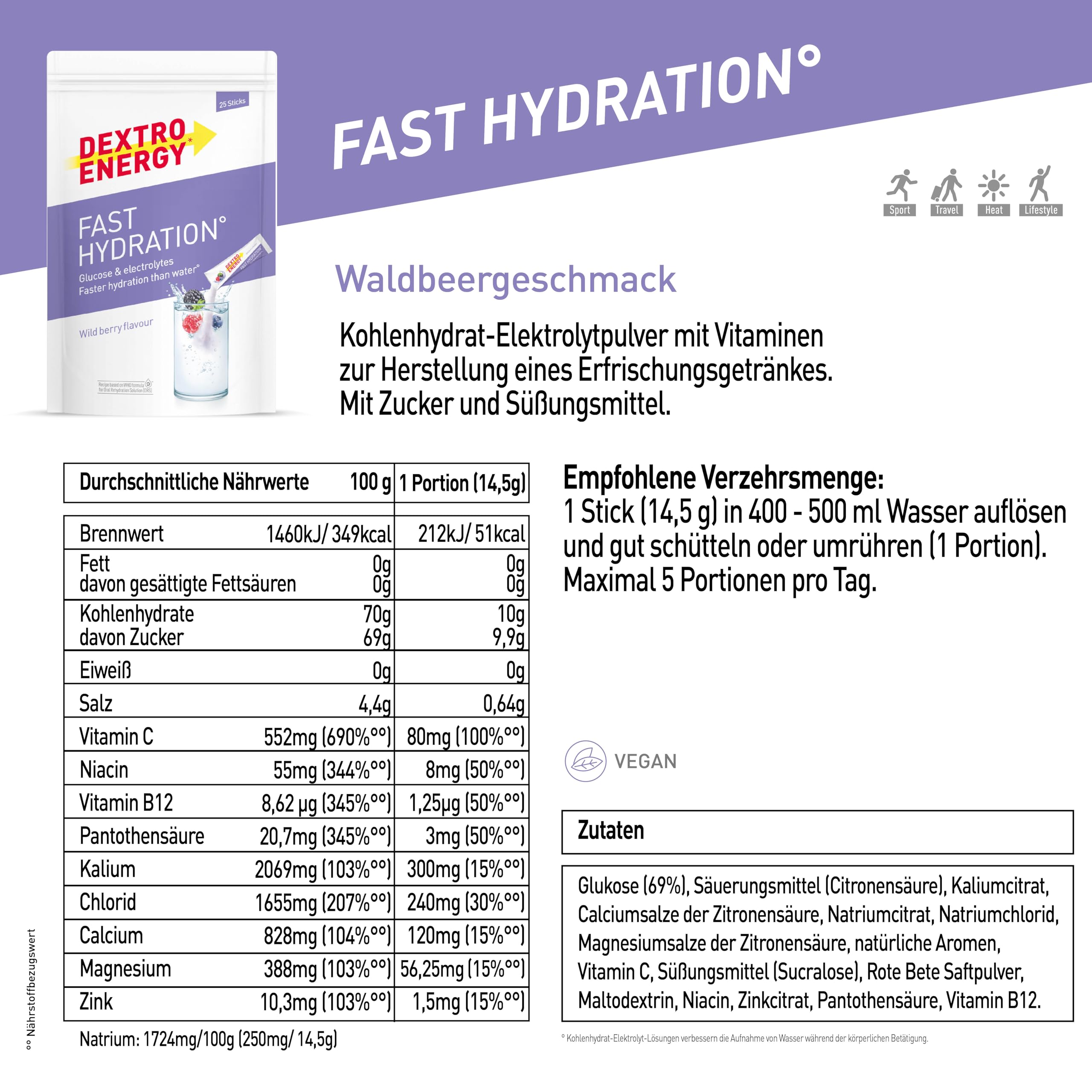 dextro-energy-fast-hydration-elektrolyte-wildberry-25-sticks image 2