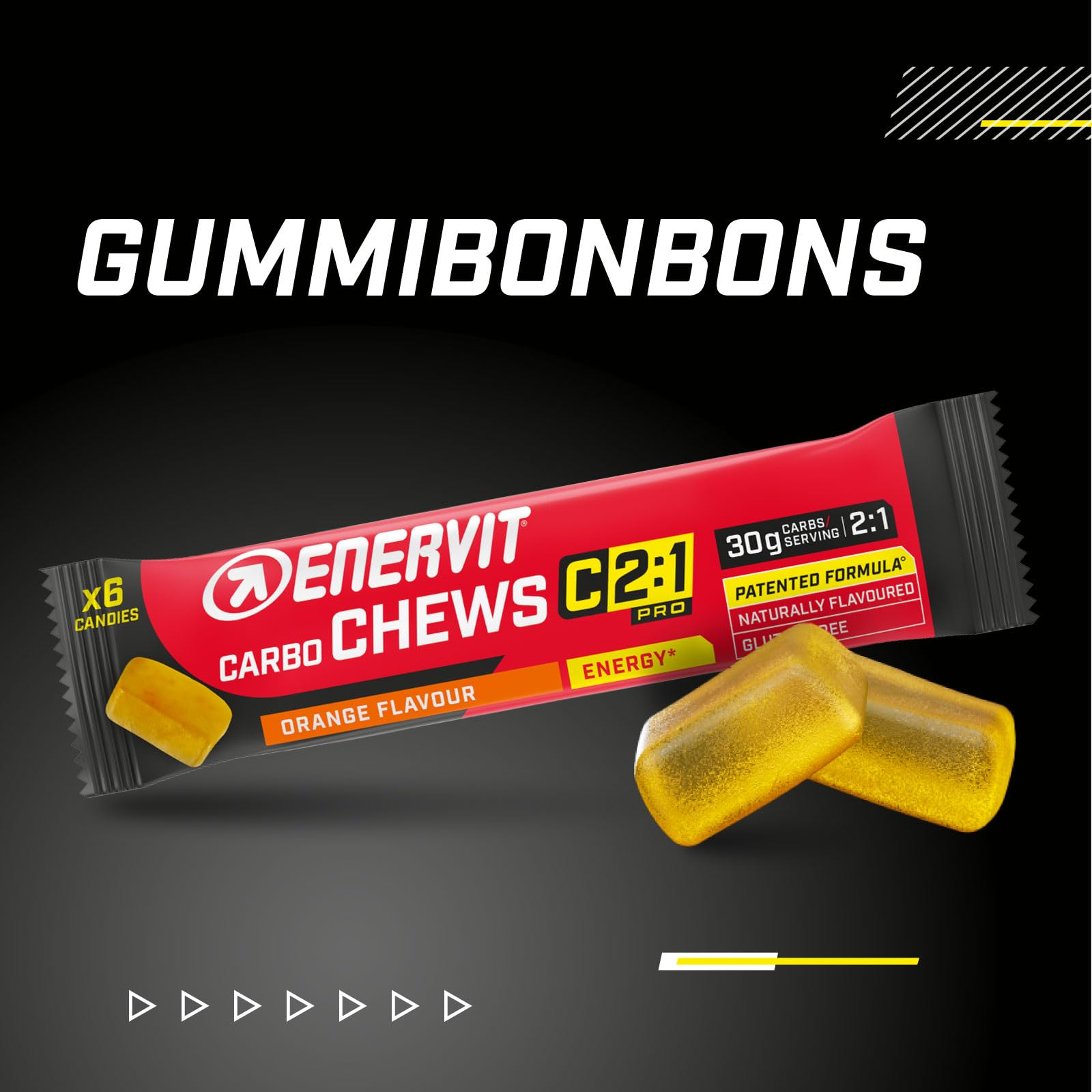enervit-carbo-chews-c2-1pro-orange-3-x-6-bonbons image 4
