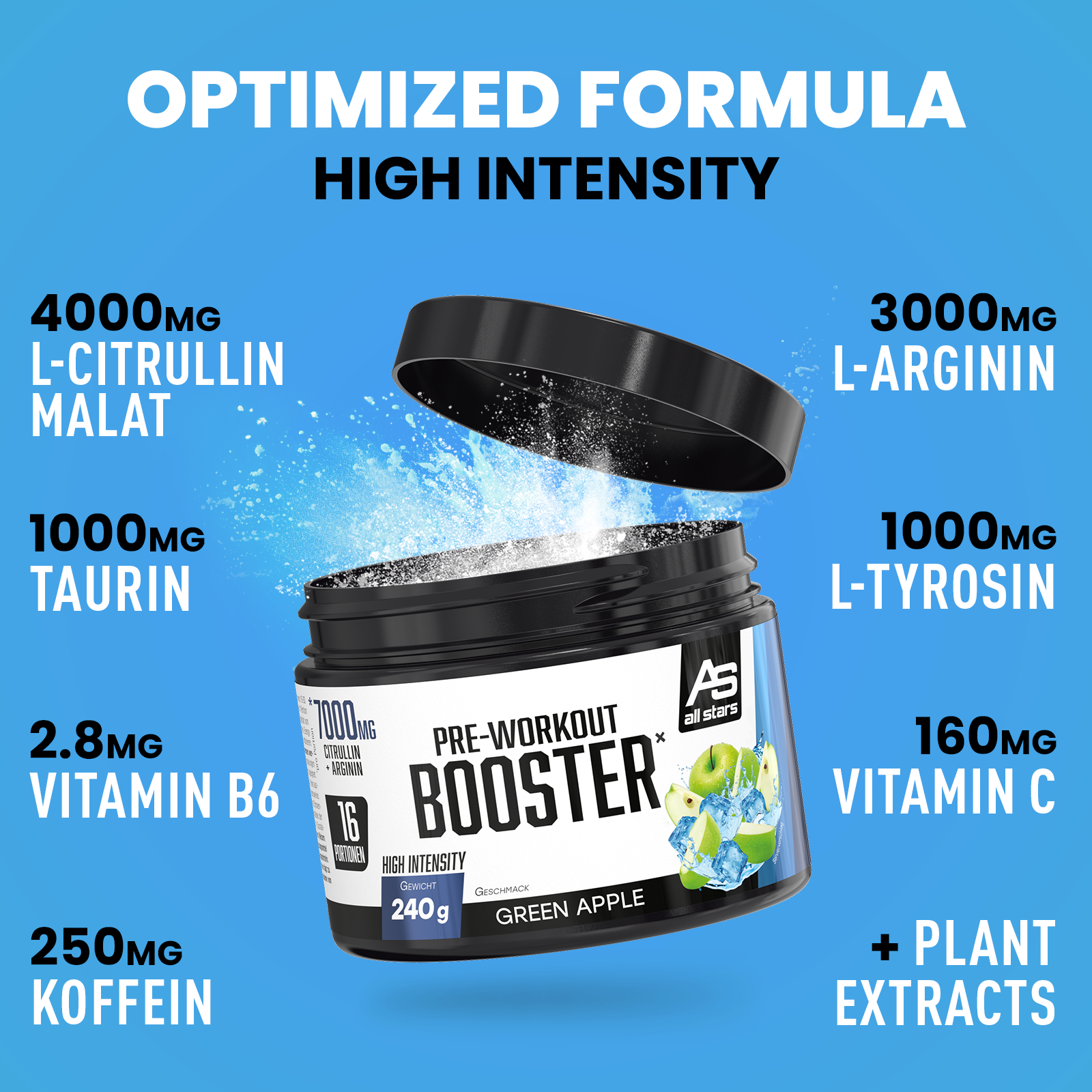 all-stars-pre-workout-booster-extreme-pulver image 2
