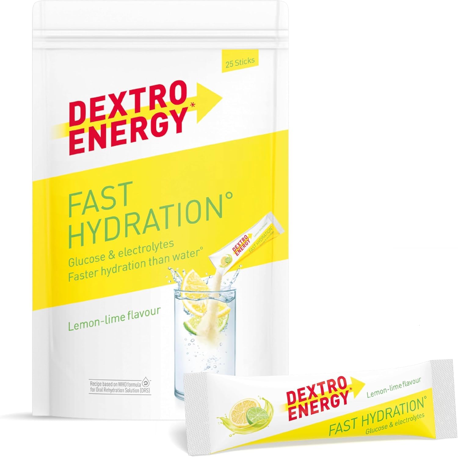 dextro-energy-fast-hydration-lemon-lime-25-sticks image 1