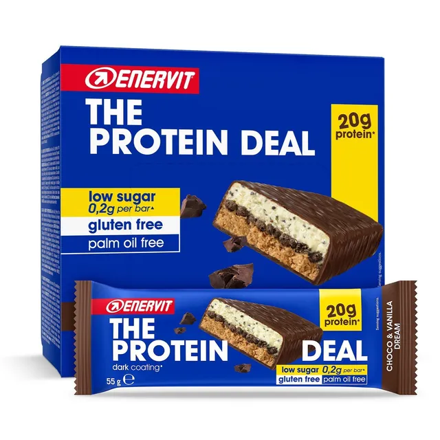 enervit-the-protein-deal-choco-vanilla-dream-proteinriegel-12-x-55-g image 1