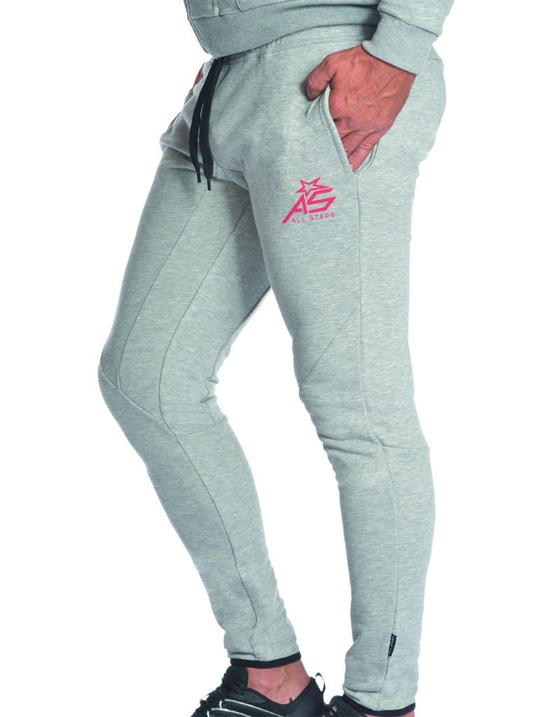 all-stars-hose-lang-trendy-grau-meliert-slim-fit-sporthose-herren image 3