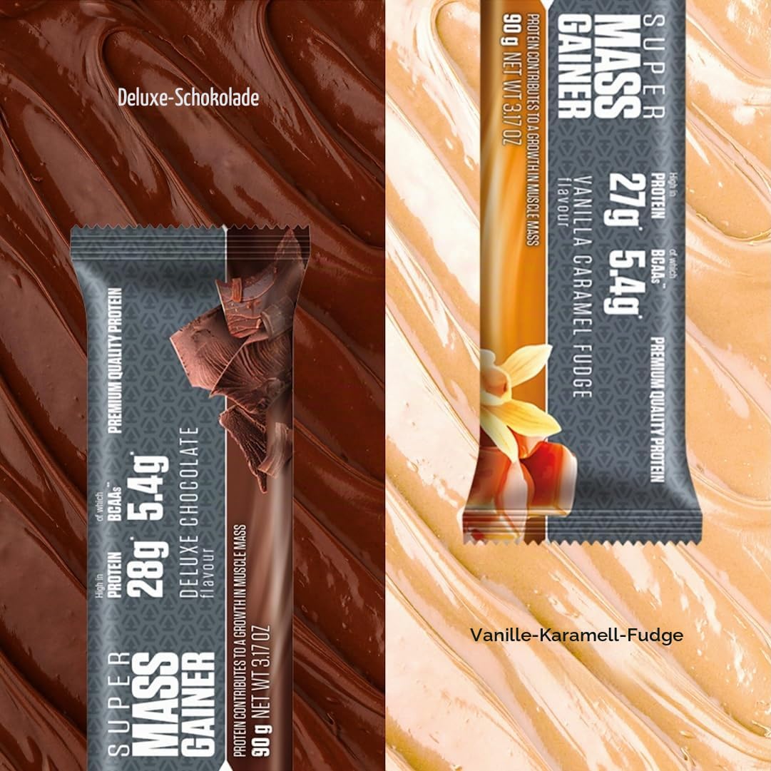 dymatize-super-mass-gainer-bar-vanilla-caramel-fudge-90g-high-protein-weight-gai image 4