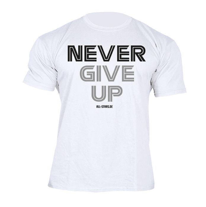 all-stars-never-give-up-t-shirt-wei-100-baumwolle image 2