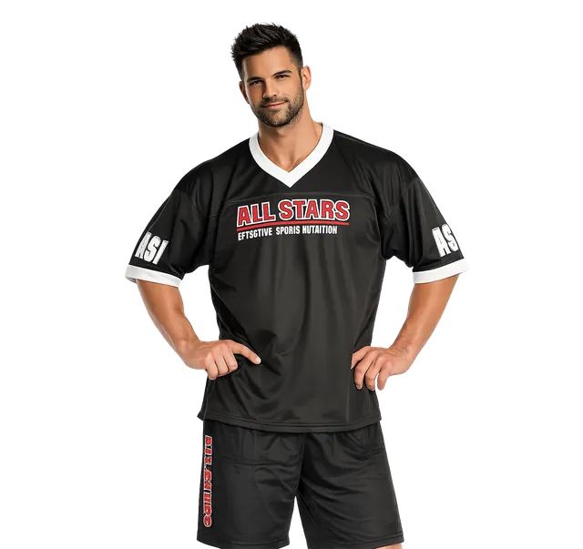 all-stars-workout-t-shirt-herren-100-polyester image 1