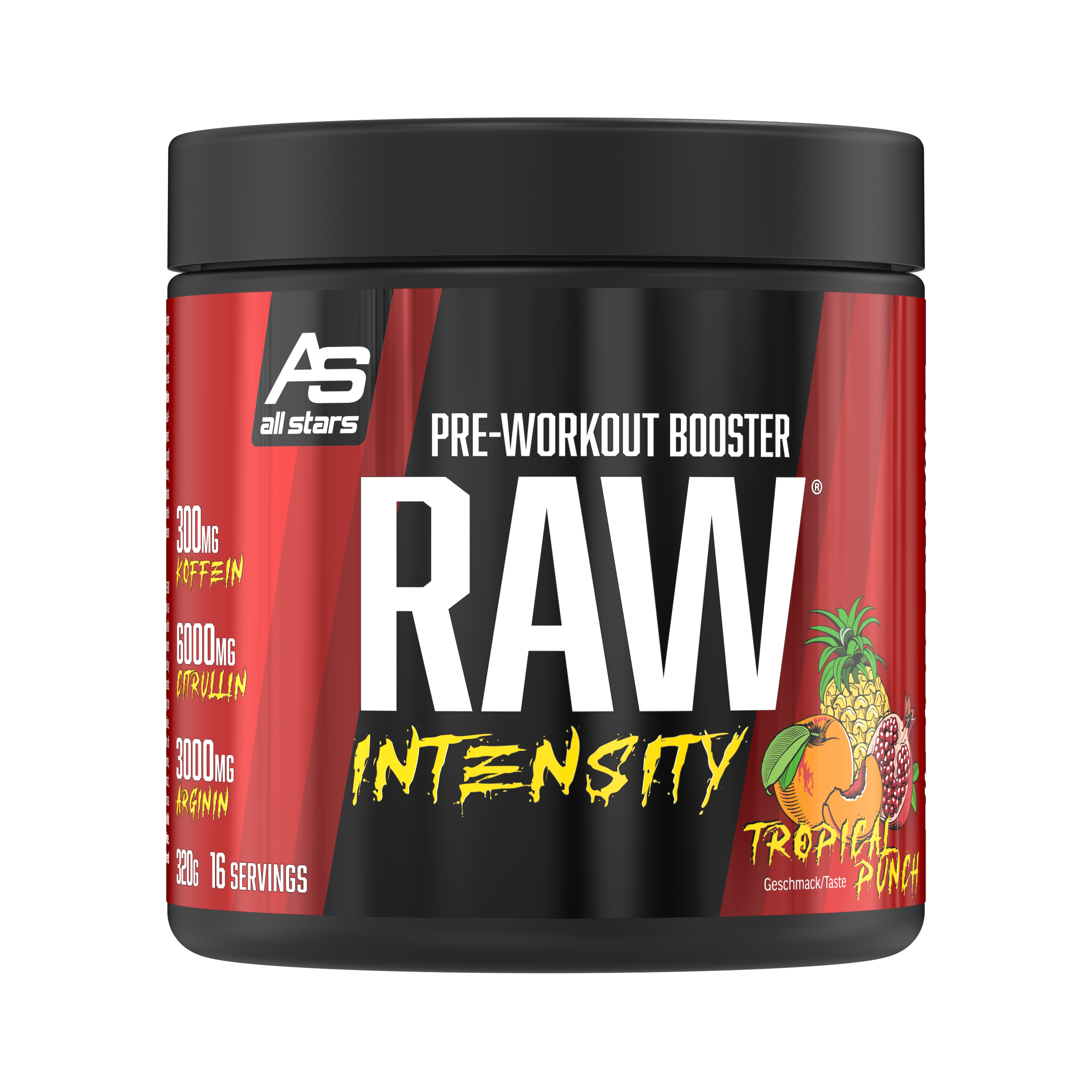 all-stars-raw-intensity-pre-workout-booster-brombeere image 1